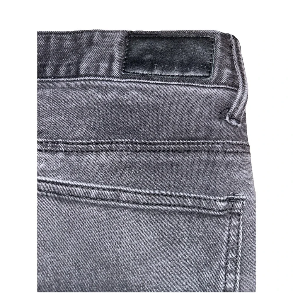Smoke Rise Mens Distressed Graffiti Cargo Pants 36x34‎ Black Grunge Urban Street